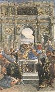 Sandro Botticelli Punishent of the Rebels (mk36) oil